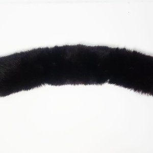 Vintage Black Fox Fur Collar, Black Fox Fur Collar, Black Fox Fur Scarf